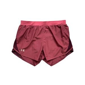 Under Armour Running Shorts Womens S Small Plum Purple Lined Loose HeatGear